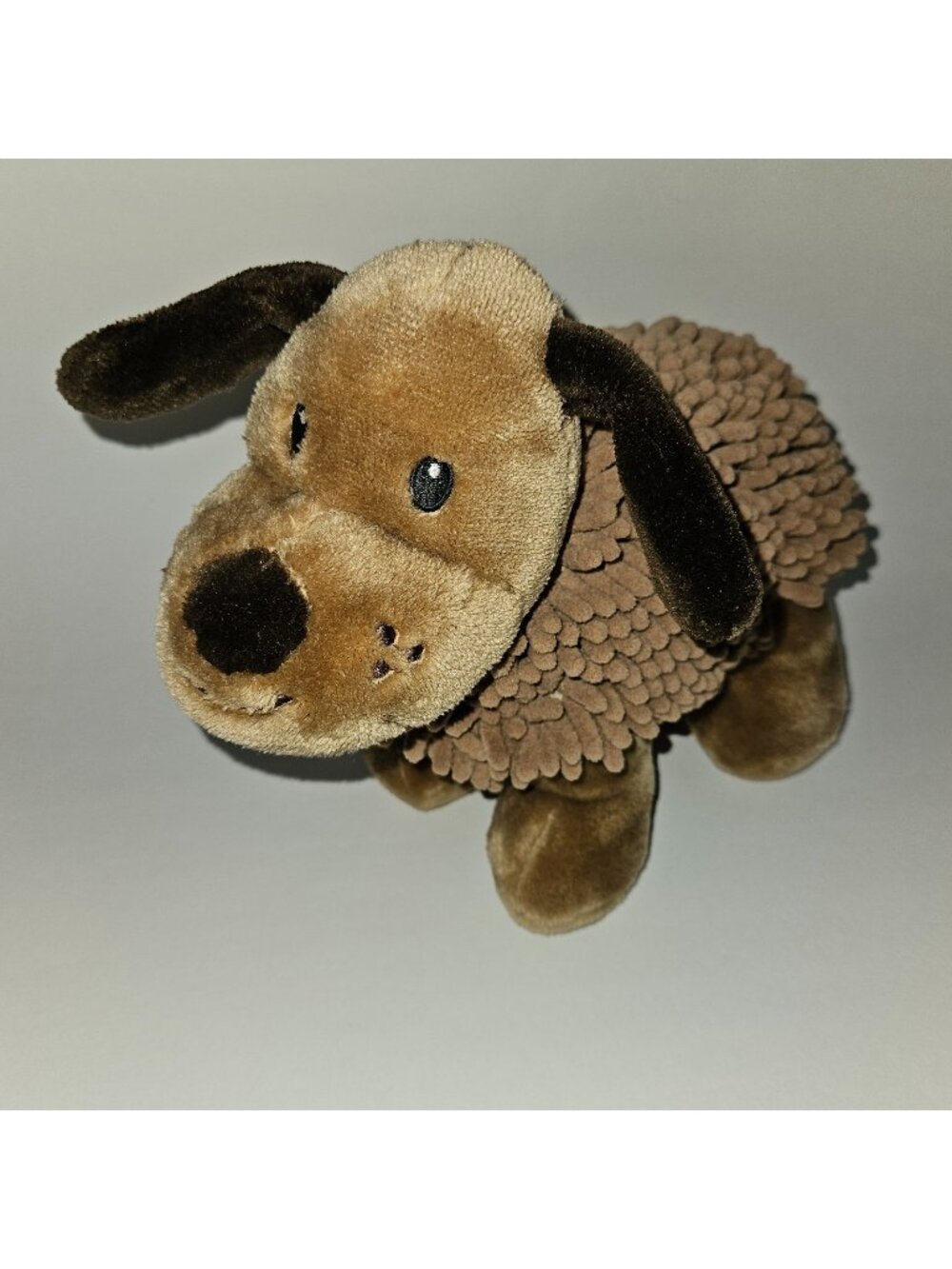 Little Miracles Snoodles Brown Puppy Dog Plush 9" Stuffed Animal Toy Lovey